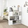Estantería/divisor de espacios blanco 100x24x124 cm de , Librerías y estanterías - Ref: Foro24-809188, Precio: 70,23 €, Descu...