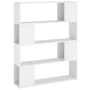 Estantería/divisor de espacios blanco 100x24x124 cm de , Librerías y estanterías - Ref: Foro24-809188, Precio: 70,23 €, Descu...