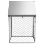 Perrera de exterior con tejado 100x100x150 cm de , Casetas y cercados para perros - Ref: Foro24-171495, Precio: 71,80 €, Desc...