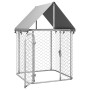 Perrera de exterior con tejado 100x100x150 cm de , Casetas y cercados para perros - Ref: Foro24-171495, Precio: 71,80 €, Desc...