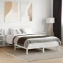 Cabecero de cama madera maciza de pino blanco 135 cm de , Cabeceros y pies de cama - Ref: Foro24-842507, Precio: 48,97 €, Des...