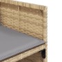 Sillones jardín con cojines 4 uds ratán sintético beige mezcla de , Sillas de jardín - Ref: Foro24-364989, Precio: 151,60 €, ...
