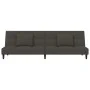 Sofá cama de 2 plazas con dos almohadas terciopelo gris oscuro de , Sofás - Ref: Foro24-375808, Precio: 245,68 €, Descuento: %
