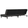 Sofá cama de 2 plazas con dos almohadas terciopelo gris oscuro de , Sofás - Ref: Foro24-375808, Precio: 245,68 €, Descuento: %
