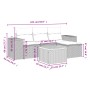 Set de muebles de jardín 5 pzas y cojines ratán sintético negro de , Conjuntos de jardín - Ref: Foro24-3225412, Precio: 272,5...