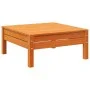 Taburete de jardín madera maciza de pino marrón cera de , Sofás modulares de exterior - Ref: Foro24-838016, Precio: 43,27 €, ...