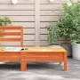 Taburete de jardín madera maciza de pino marrón cera de , Sofás modulares de exterior - Ref: Foro24-838016, Precio: 43,27 €, ...
