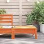 Taburete de jardín madera maciza de pino marrón cera de , Sofás modulares de exterior - Ref: Foro24-838016, Precio: 55,02 €, ...