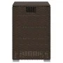 Mesa cubierta para bombona de propano ratán marrón 40x40x60 cm de , Mesas de jardín - Ref: Foro24-366295, Precio: 74,67 €, De...