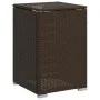 Mesa cubierta para bombona de propano ratán marrón 40x40x60 cm de , Mesas de jardín - Ref: Foro24-366295, Precio: 74,67 €, De...