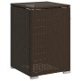 Mesa cubierta para bombona de propano ratán marrón 40x40x60 cm de , Mesas de jardín - Ref: Foro24-366295, Precio: 73,02 €, De...