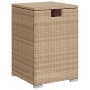 Mesa cubierta para bombona de propano ratán beige 40x40x60 cm de , Mesas de jardín - Ref: Foro24-366297, Precio: 99,99 €, Des...