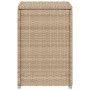 Mesa cubierta para bombona de propano ratán beige 40x40x60 cm de , Mesas de jardín - Ref: Foro24-366297, Precio: 99,99 €, Des...
