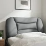 Padded headboard light gray fabric 90 cm by , Headboards and footboards - Ref: Foro24-374537, Price: 42,81 €, Discount: %