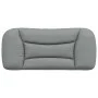 Padded headboard light gray fabric 90 cm by , Headboards and footboards - Ref: Foro24-374537, Price: 42,81 €, Discount: %