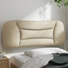 Cabecero de cama acolchado tela crema 100 cm de , Cabeceros y pies de cama - Ref: Foro24-374554, Precio: 40,16 €, Descuento: %