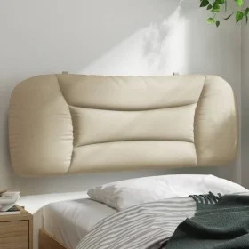 Cabecero de cama acolchado tela crema 100 cm de , Cabeceros y pies de cama - Ref: Foro24-374554, Precio: 39,85 €, Descuento: %