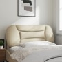 Cabecero de cama acolchado tela crema 100 cm de , Cabeceros y pies de cama - Ref: Foro24-374554, Precio: 40,16 €, Descuento: %