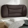 Cabecero de cama acolchado tela marrón oscuro 90 cm de , Cabeceros y pies de cama - Ref: Foro24-374540, Precio: 44,64 €, Desc...