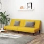 Sofá cama de 2 plazas terciopelo amarillo de , Sofás - Ref: Foro24-375933, Precio: 231,21 €, Descuento: %