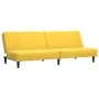 Sofá cama de 2 plazas terciopelo amarillo de , Sofás - Ref: Foro24-375933, Precio: 231,21 €, Descuento: %