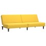 Sofá cama de 2 plazas terciopelo amarillo de , Sofás - Ref: Foro24-375933, Precio: 235,26 €, Descuento: %