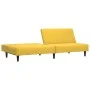 Sofá cama de 2 plazas terciopelo amarillo de , Sofás - Ref: Foro24-375933, Precio: 231,21 €, Descuento: %
