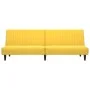 Sofá cama de 2 plazas terciopelo amarillo de , Sofás - Ref: Foro24-375933, Precio: 231,21 €, Descuento: %