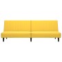 Sofá cama de 2 plazas terciopelo amarillo de , Sofás - Ref: Foro24-375933, Precio: 235,26 €, Descuento: %