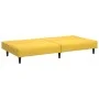 Sofá cama de 2 plazas terciopelo amarillo de , Sofás - Ref: Foro24-375933, Precio: 231,21 €, Descuento: %