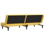 Sofá cama de 2 plazas terciopelo amarillo de , Sofás - Ref: Foro24-375933, Precio: 235,26 €, Descuento: %