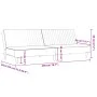 Sofá cama de 2 plazas terciopelo amarillo de , Sofás - Ref: Foro24-375933, Precio: 231,21 €, Descuento: %