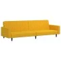 Zweiplätziges Schlafsofa aus gelbem Samt von , Sofas - Ref: Foro24-375944, Preis: 259,35 €, Rabatt: %