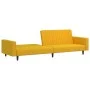 Zweiplätziges Schlafsofa aus gelbem Samt von , Sofas - Ref: Foro24-375944, Preis: 259,35 €, Rabatt: %