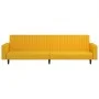 Zweiplätziges Schlafsofa aus gelbem Samt von , Sofas - Ref: Foro24-375944, Preis: 259,35 €, Rabatt: %