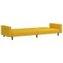 Zweiplätziges Schlafsofa aus gelbem Samt von , Sofas - Ref: Foro24-375944, Preis: 259,35 €, Rabatt: %