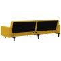 Sofá cama de 2 plazas terciopelo amarillo de , Sofás - Ref: Foro24-375944, Precio: 266,33 €, Descuento: %