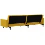 Zweiplätziges Schlafsofa aus gelbem Samt von , Sofas - Ref: Foro24-375944, Preis: 259,35 €, Rabatt: %