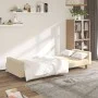 Sofá cama de 2 plazas terciopelo color crema de , Sofás - Ref: Foro24-375946, Precio: 260,54 €, Descuento: %