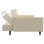 Sofá cama de 2 plazas terciopelo color crema de , Sofás - Ref: Foro24-375946, Precio: 265,11 €, Descuento: %