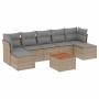 Juego de sofás de jardín con cojines beige 8 pzas ratán PE de , Conjuntos de jardín - Ref: Foro24-3223777, Precio: 443,14 €, ...