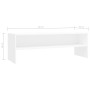 Mueble para TV madera contrachapada blanco 120x40x40 cm de vidaXL, Muebles TV - Ref: Foro24-800036, Precio: 50,25 €, Descuent...