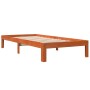 Estructura de cama madera maciza de pino marrón cera 90x190 cm de , Camas y somieres - Ref: Foro24-844164, Precio: 75,23 €, D...