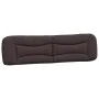 Dark brown fabric padded headboard 200 cm by , Headboards and footboards - Ref: Foro24-374619, Price: 85,99 €, Discount: %