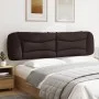 Dark brown fabric padded headboard 200 cm by , Headboards and footboards - Ref: Foro24-374619, Price: 85,99 €, Discount: %