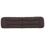 Cabecero de cama acolchado tela marrón oscuro 200 cm de , Cabeceros y pies de cama - Ref: Foro24-374619, Precio: 85,99 €, Des...