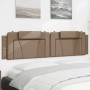Cabecero de cama acolchado cuero sintético capuchino 200 cm de , Cabeceros y pies de cama - Ref: Foro24-374818, Precio: 70,89...
