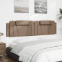 Cabecero de cama acolchado cuero sintético capuchino 200 cm de , Cabeceros y pies de cama - Ref: Foro24-374818, Precio: 70,89...