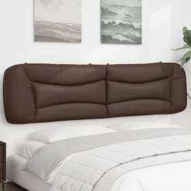 Brown synthetic leather padded bed headboard 200 cm by , Headboards and footboards - Ref: Foro24-374625, Price: 81,89 €, Disc...