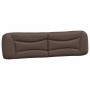 Cabecero de cama acolchado cuero sintético marrón 200 cm de , Cabeceros y pies de cama - Ref: Foro24-374625, Precio: 85,17 €,...